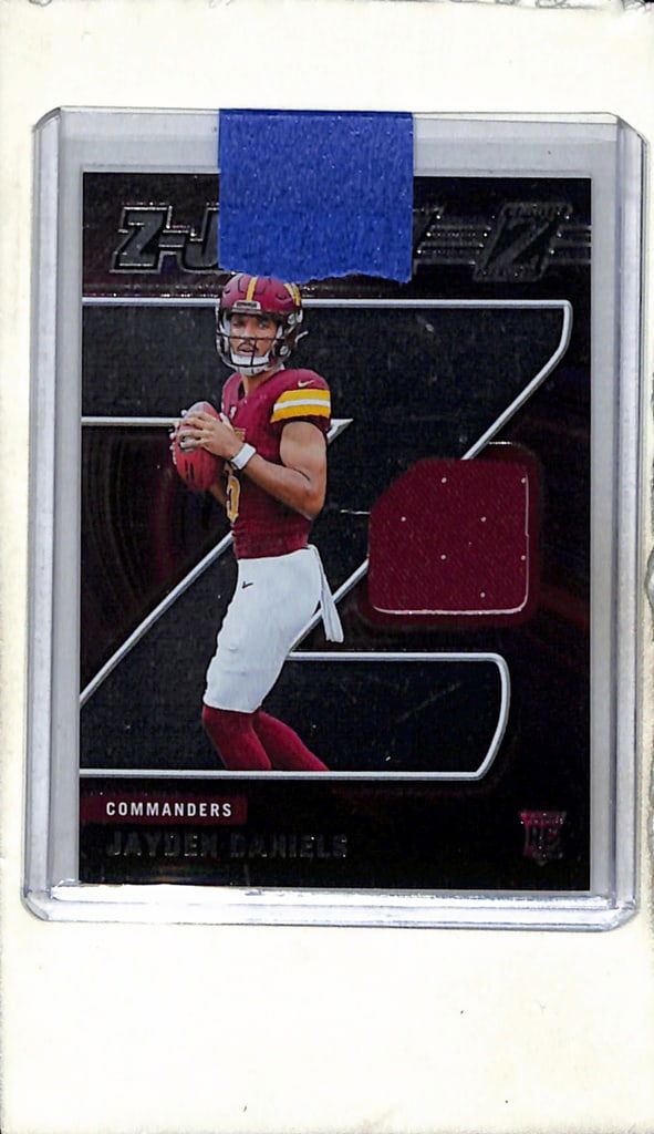 JAYDEN DANIELS 2024 PANINI ZENITH JERSEY ROOKIE CARD: NEAR MINT OR BETTER CONDITION