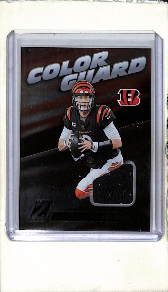 JOE BURROW 2024 PANINI ZENITH GAME USED JERSEY CARD: NEAR MINT OR BETTER CONDITION