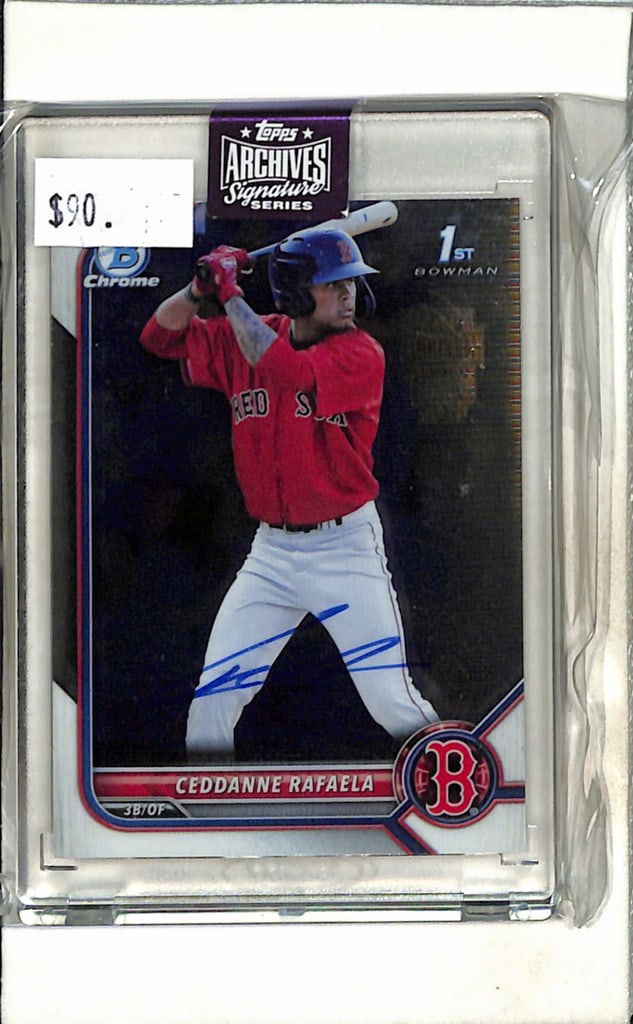 CEDDANNE RAFAELA 2024 TOPPS ARCHIVES BOWMAN CHROME 1ST AUTO ROOKIE (1 of 1)