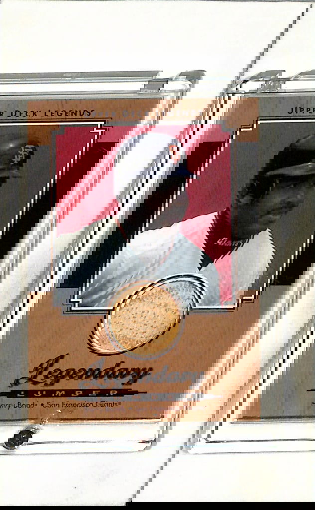 BARRY BONDS 2001 UPPER DECK LEGENDS GAME USED BAT CARD (1 of 1)