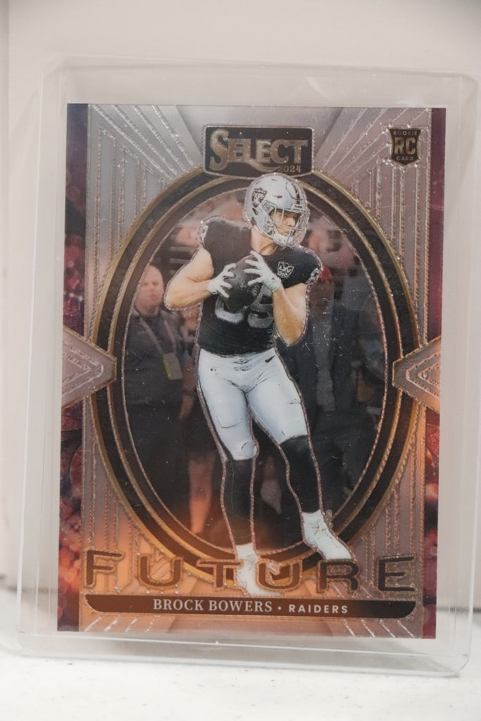 BROCK BOWERS 2024 PANINI SELECT FUTURE ROOKIE CARD (1 of 1)