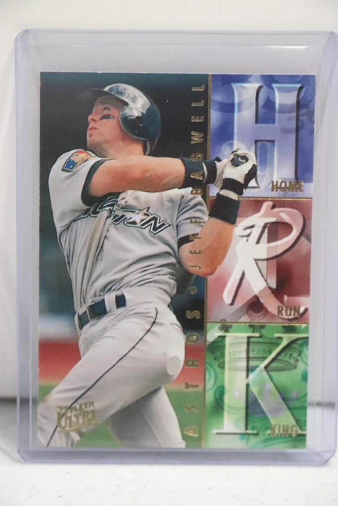 JEFF BAGWELL 1995 FLEER ULTRA HOME RUN KINGS INSERT: NEAR MINT OR BETTER CONDITION 