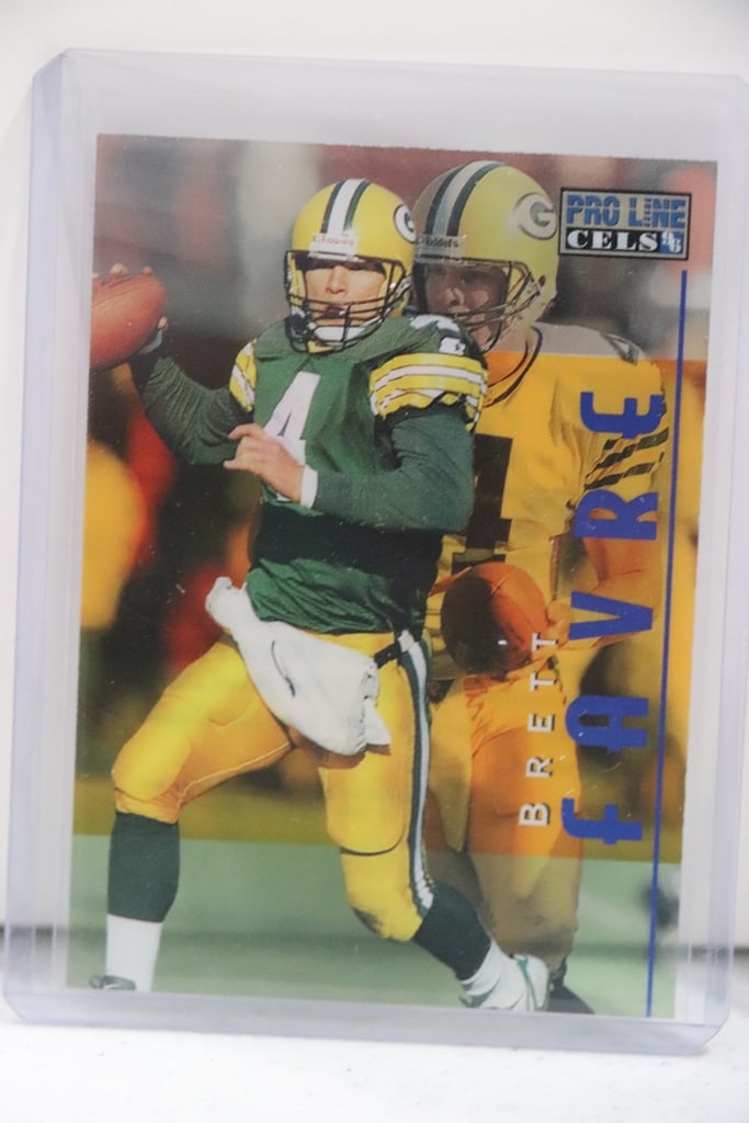BRETT FAVRE 1996 PRO LINE CELS INSERT SP (1 of 1)