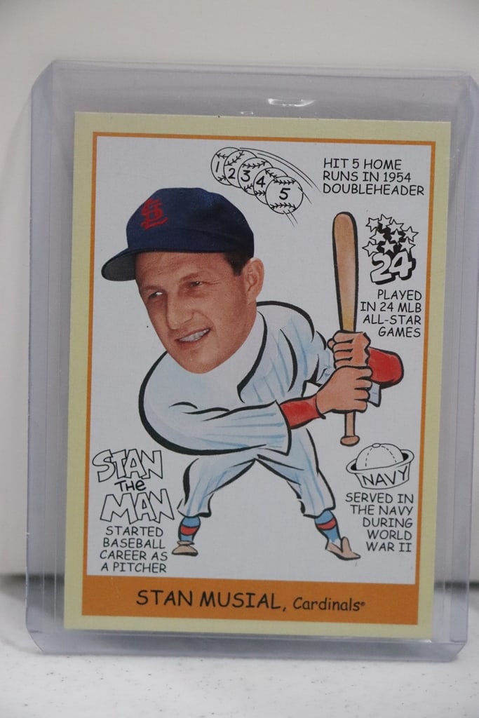 STAN MUSIAL 2009 UPPER DECK GOUDEY HEADS UP INSERT: NEAR MINT OR BETTER CONDITION 