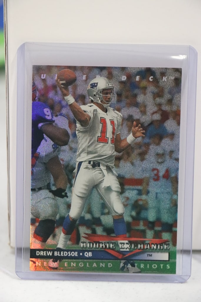 DREW BLEDSOE 1993 UPPER DECK ROOKIE EXCHANGE ROOKIE CARD (1 of 1)