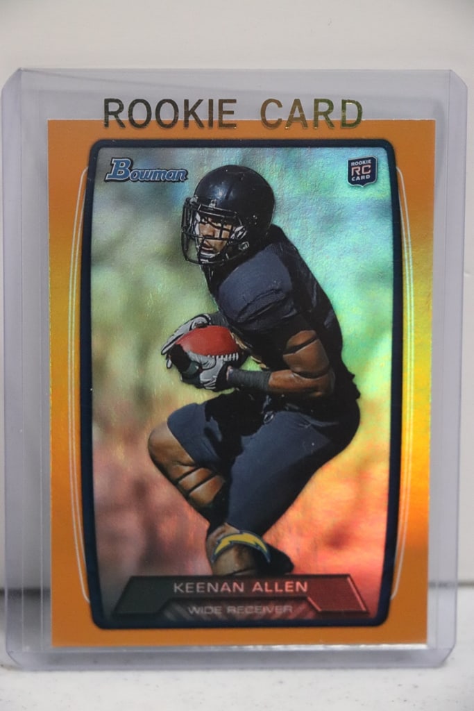 KEENAN ALLEN 2013 BOWMAN ORANGE FOIL ROOKIE CARD (1 of 1)