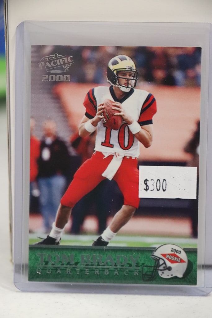 TOM BRADY 2000 PACIFIC ROOKIE CARD (1 of 1)