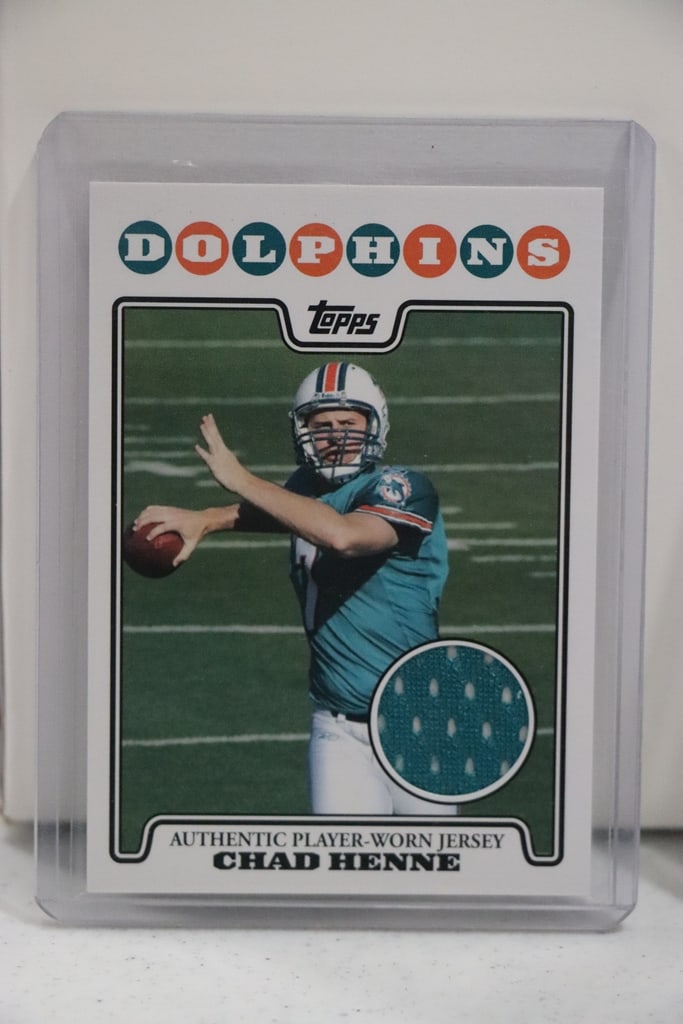 CHAD HENNE 2008 TOPPS JERSEY ROOKIE CARD: NEAR MINT OR BETTER CONDITION 