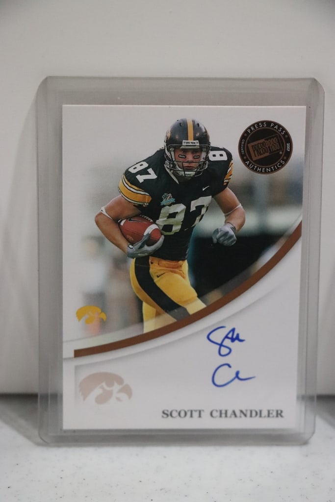SCOTT CHANDLER 2007 PRESS PASS AUTOGRAPH ROOKIE CARD (1 of 1)