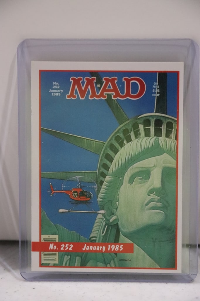STATUE OF LIBERTY 1992 LIME ROCK MAD MAGAZINE COVER CARD: NEAR MINT OR BETTER CONDITION 