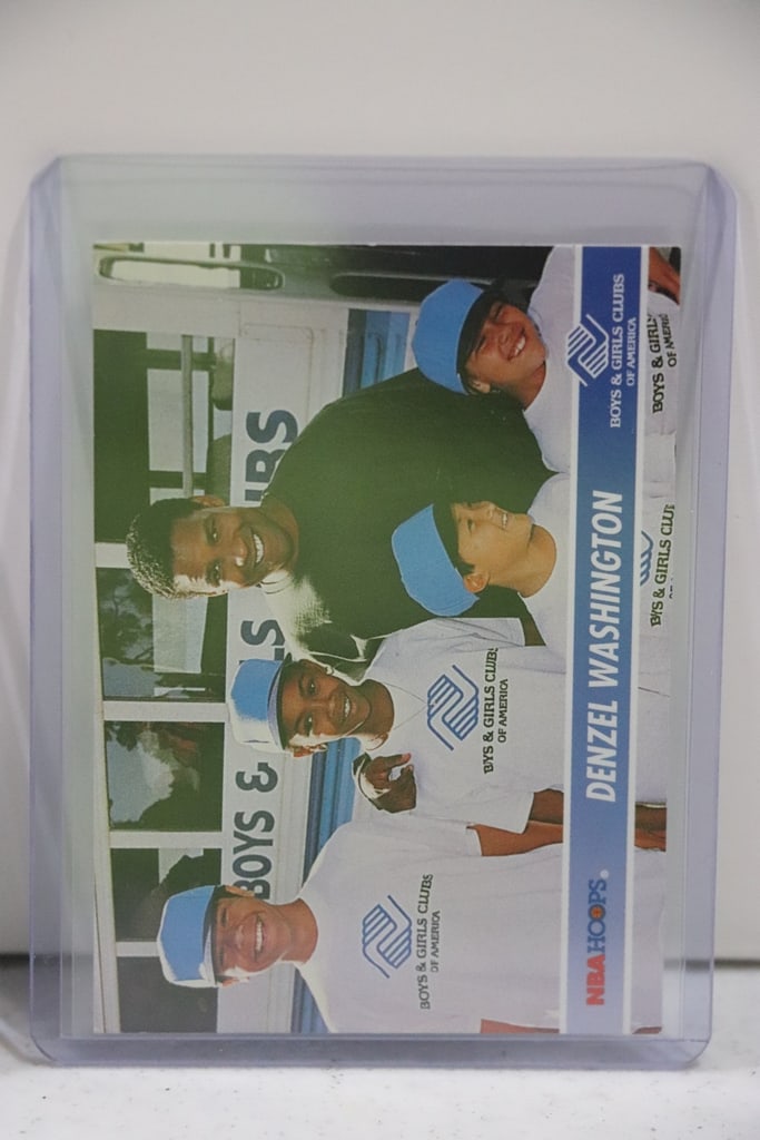 DENZEL WASHINGTON 1994-95 HOOPS ROOKIE CARD: NEAR MINT OR BETTER CONDITION 