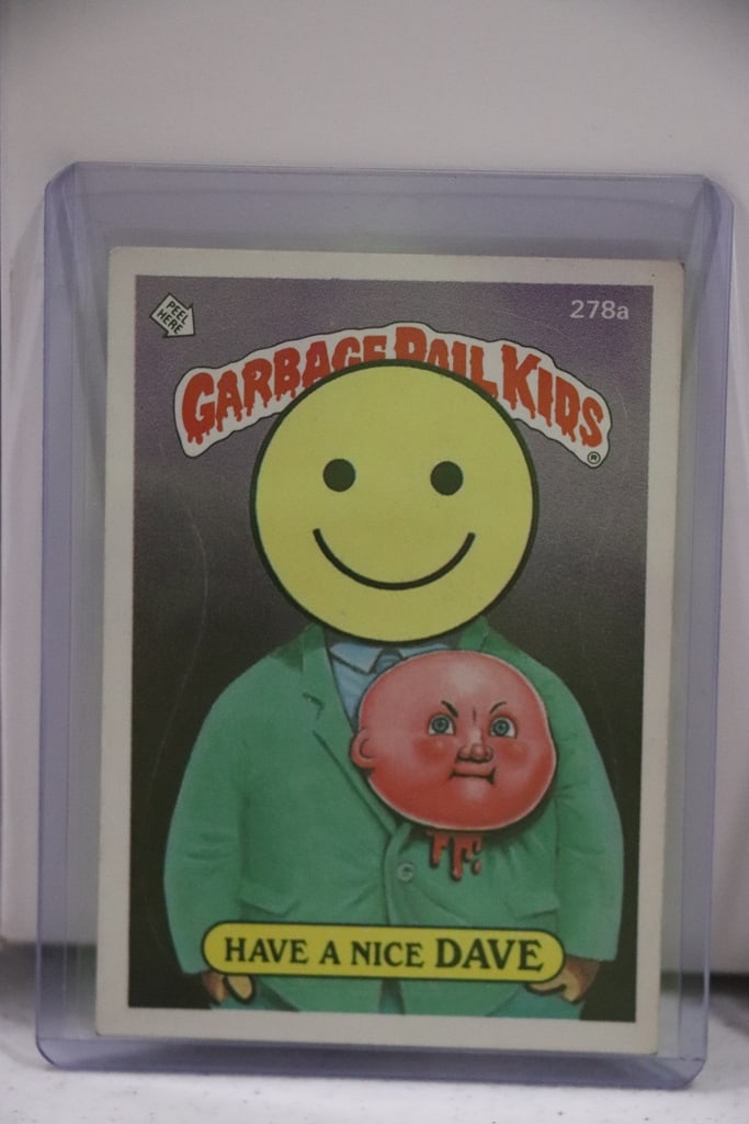 HAVE A NICE DAVE 1987 TOPPS GARBAGE PAIL KIDS: VERY GOOD CONDITION 