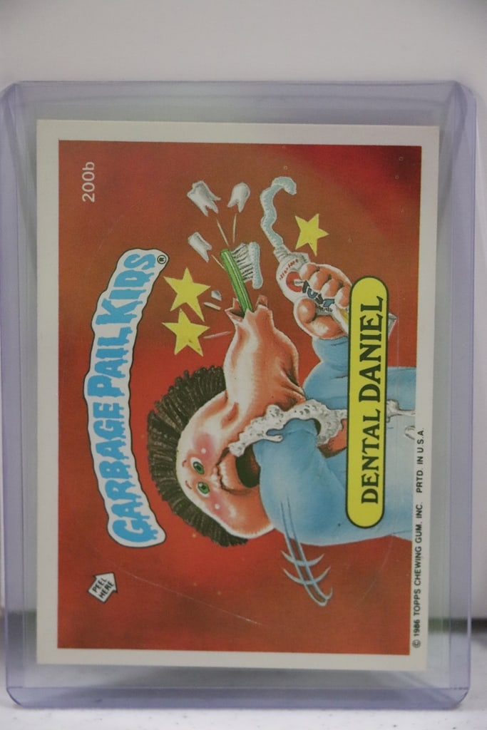 DENTAL DANIEL 1986 TOPPS GARBAGE PAIL KIDS: VERY GOOD CONDITION 