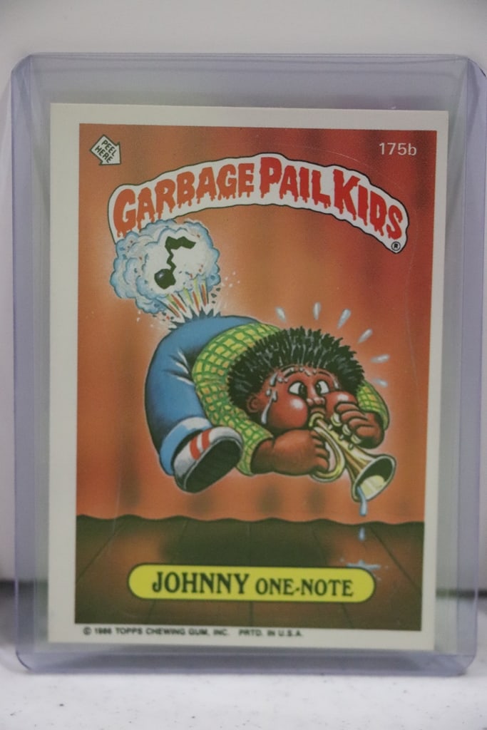 JOHNNY ONE-NOTE 1986 TOPPS GARBAGE PAIL KIDS: VERY GOOD CONDITION 