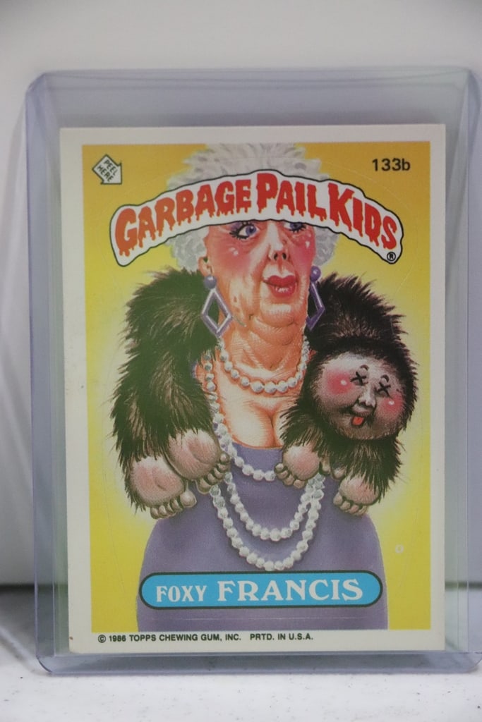 FOXY FRANCIS 1986 TOPPS GARBAGE PAIL KIDS: VERY GOOD CONDITION 