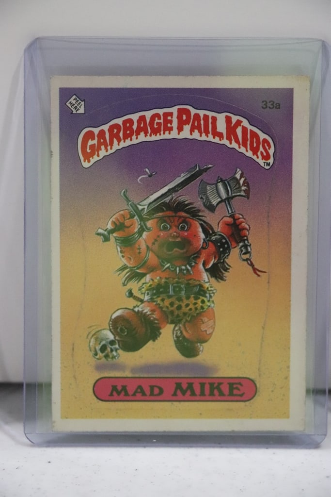 MAD MIKE 1985 TOPPS GARBAGE PAIL KIDS: VERY GOOD CONDITION 