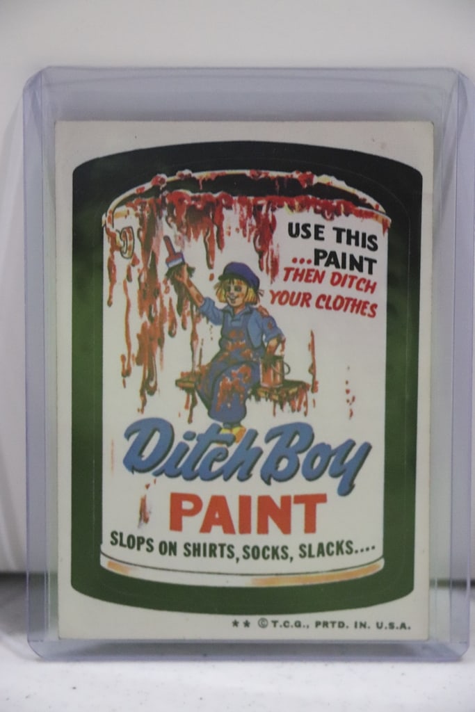 DITCH BOY PAINT 1973 TOPPS WACKY PACKAGES: VERY GOOD CONDITION 
