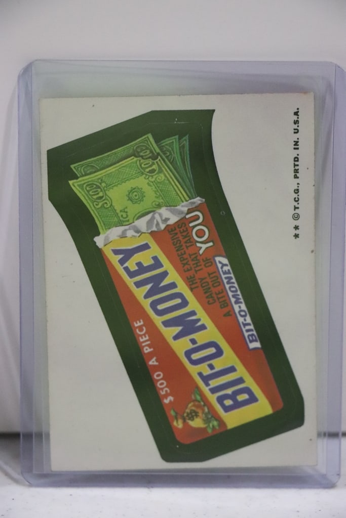 BIT-O-MONEY 1973 TOPPS WACKY PACKAGES: VERY GOOD CONDITION 