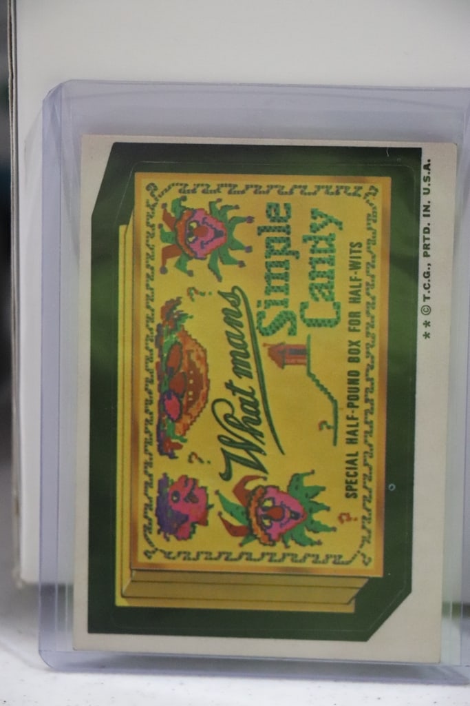 WHATMANS SIMPLE CANDY 1973 TOPPS WACKY PACKAGES: VERY GOOD CONDITION 