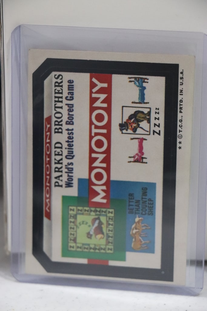 MONOTONY 1973 TOPPS WACKY PACKAGES: VERY GOOD CONDITION 