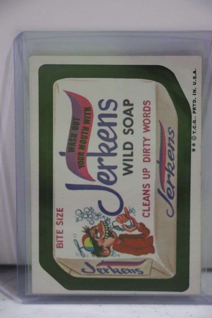 JERKENS SOAP 1973 TOPPS WACKY PACKAGES: VERY GOOD CONDITION 