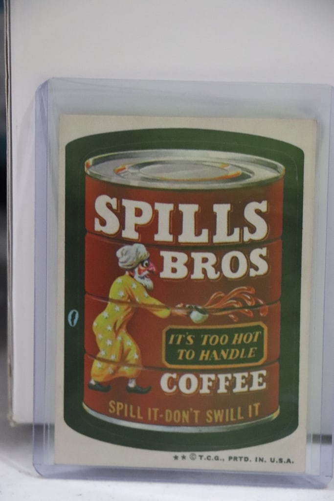 SPILLS BROS 1973 TOPPS WACKY PACKAGES: VERY GOOD CONDITION 