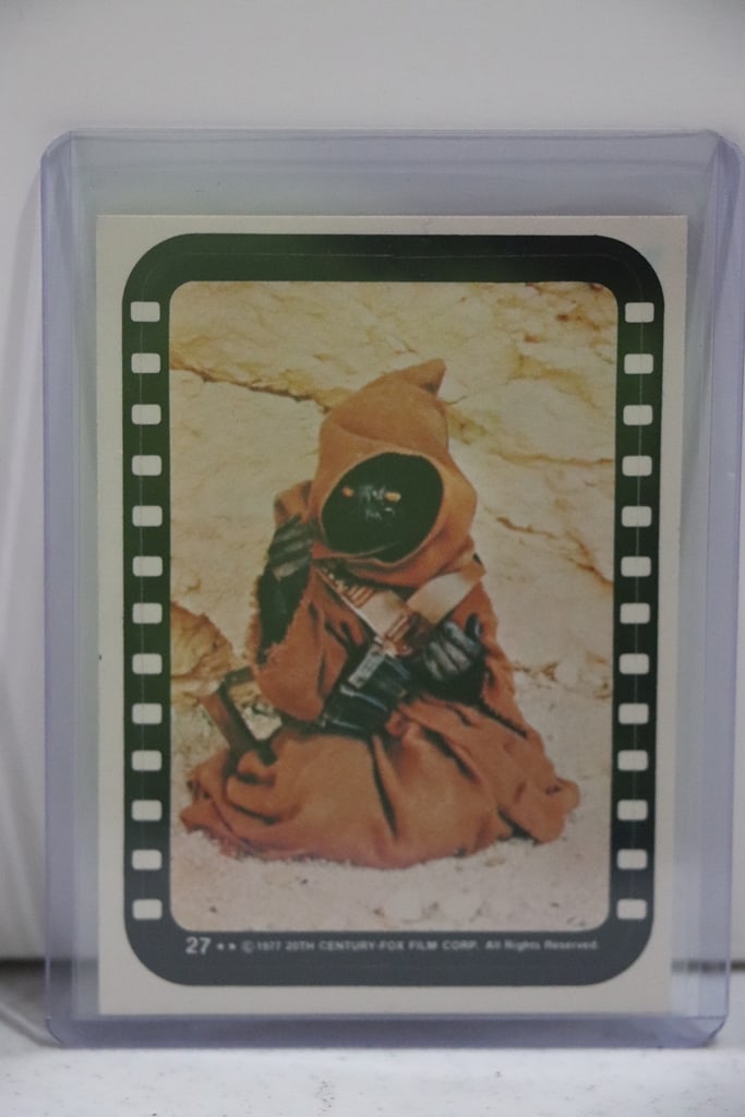 JAWA 1977 TOPPS STAR WARS STICKER: NEAR MINT OR BETTER CONDITION 