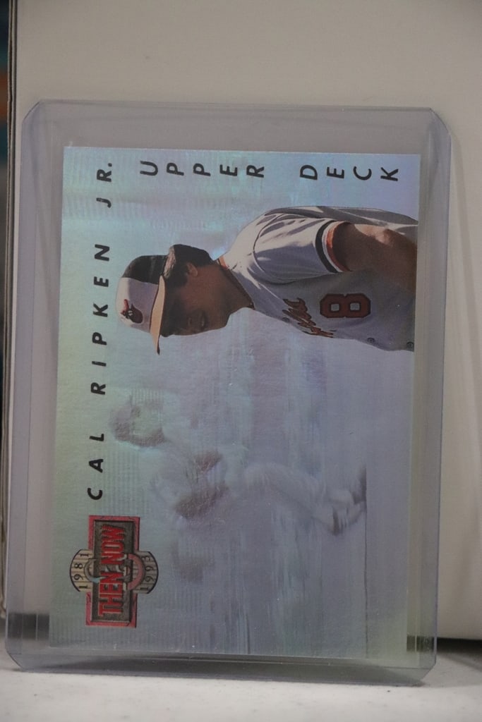 CAL RIPKEN JR 1993 UPPER DECK THEN AND NOW INSERT: NEAR MINT OR BETTER CONDITION 