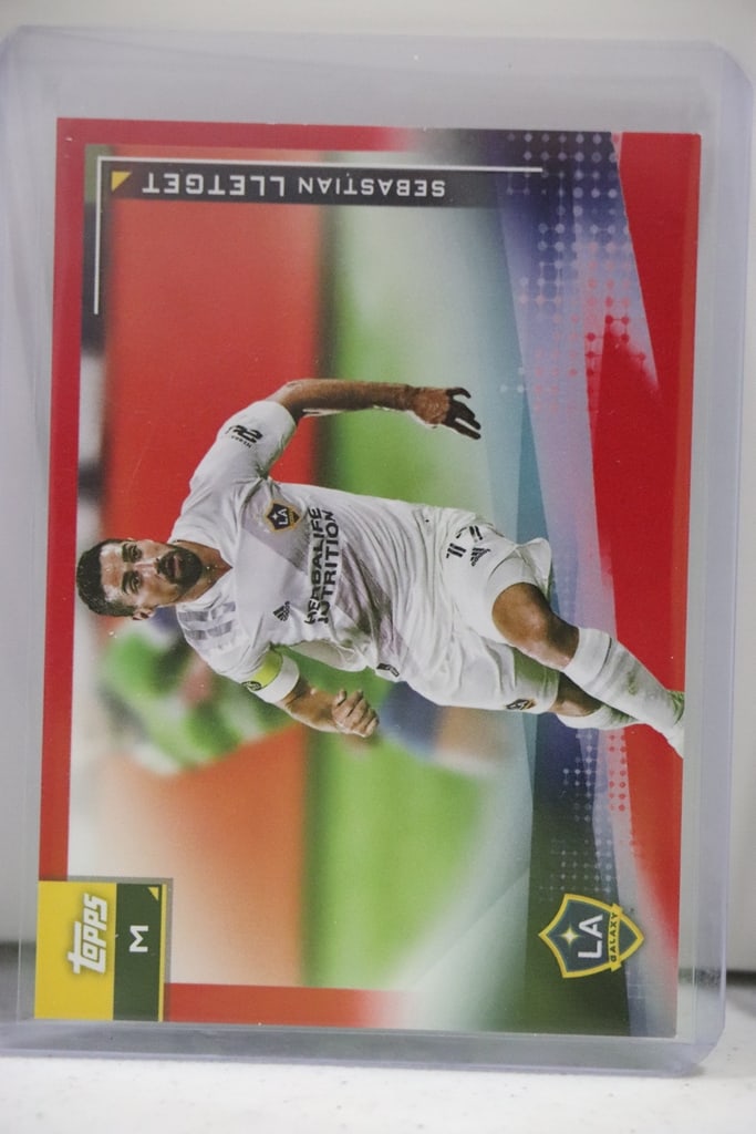 SEBASTIAN LLETGET 2021 TOPPS MLS RED SPP: 2/10. NEAR MINT OR BETTER CONDITION 