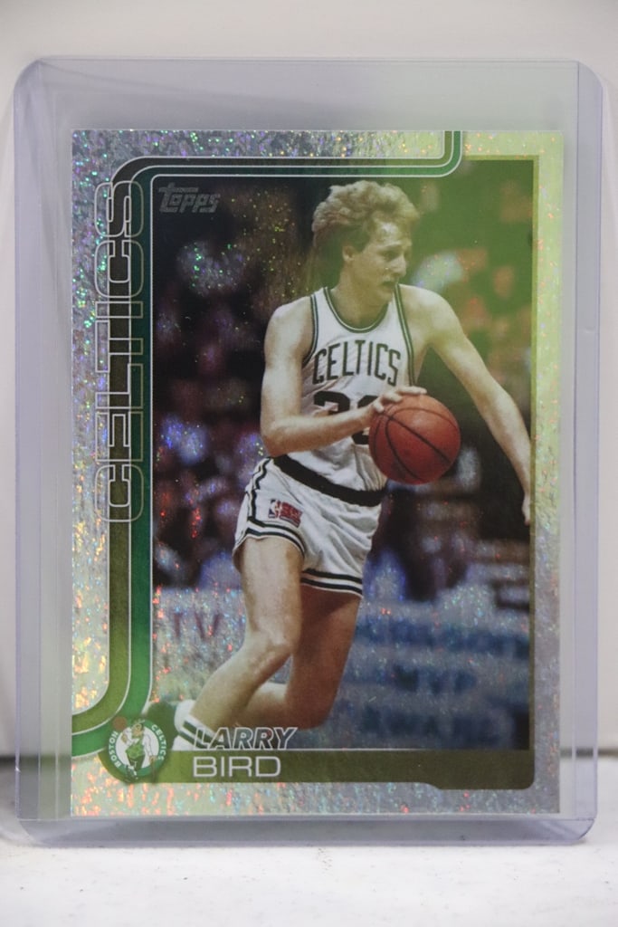 LARRY BIRD 2025-26 TOPPS LEGENDS SILVER SPARKLE FOIL: NEAR MINT OR BETTER CONDITION 