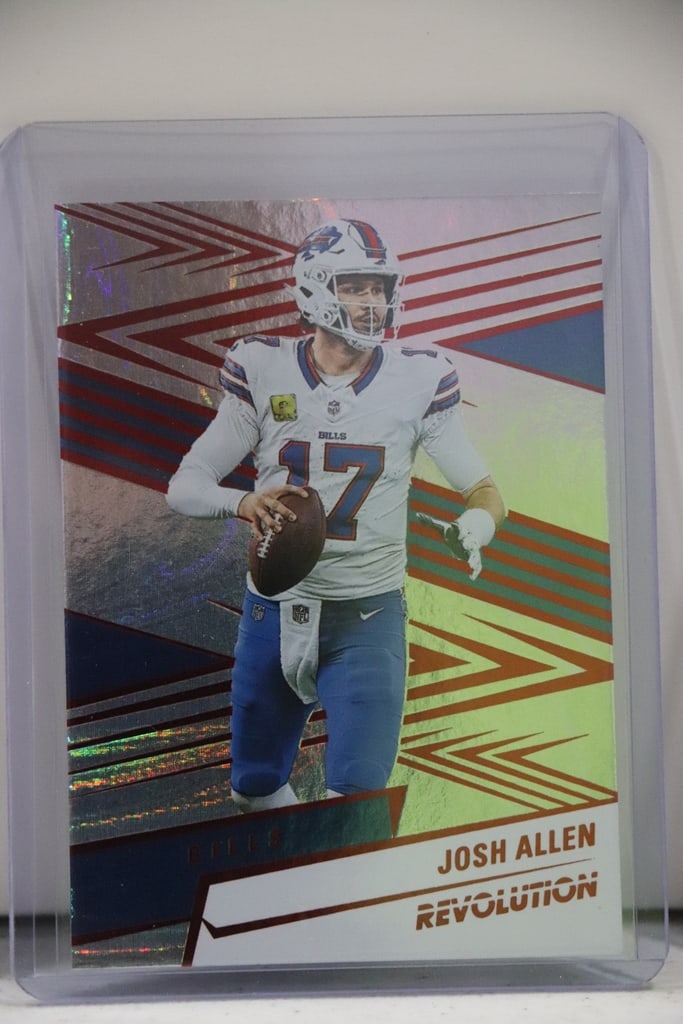 JOSH ALLEN 2025 PANINI REVOLUTION SWIRL RED (1 of 1)