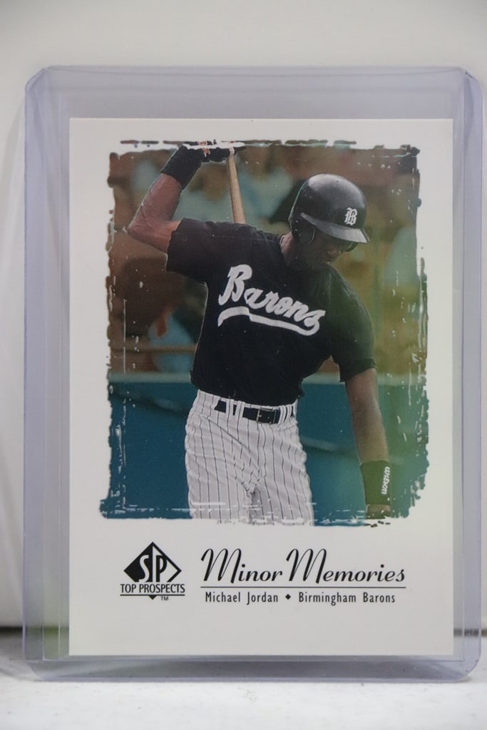 MICHAEL JORDAN 1999 SP AUTHENTIC MINOR MEMORIES INSERT #MJ3: NEAR MINT OR BETTER CONDITION 