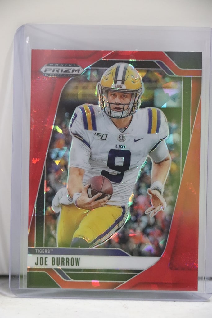 JOE BURROW 2025 PANINI PRIZM DRAFT RED ICE PRIZM: NEAR MINT OR BETTER CONDITION
