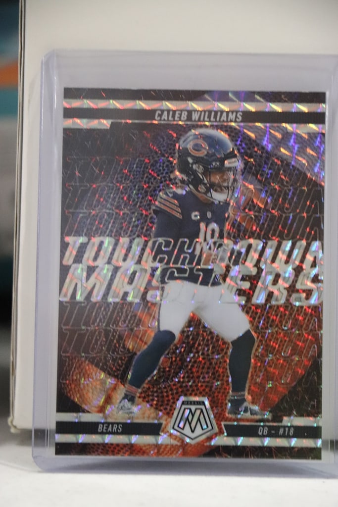 CALEB WILLIAMS 2025 PANINI MOSAIC TOUCHDOWN MASTERS SILVER PRIZM (1 of 1)