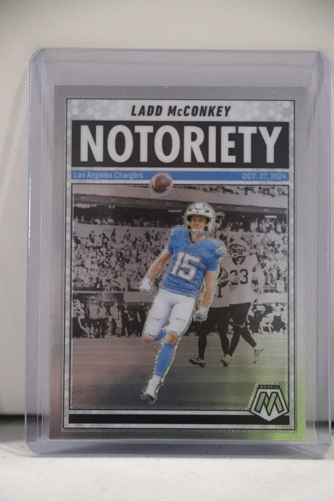 LADD MCCONKEY 2025 PANINI MOSAIC NOTORIETY INSERT: NEAR MINT OR BETTER CONDITION 