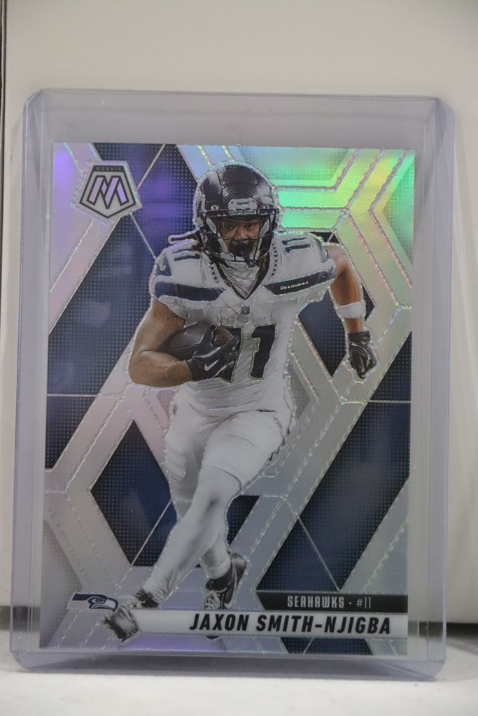 JAXON SMITH NJIGBA 2025 PANINI MOSAIC SILVER PRIZM: NEAR MINT OR BETTER CONDITION 