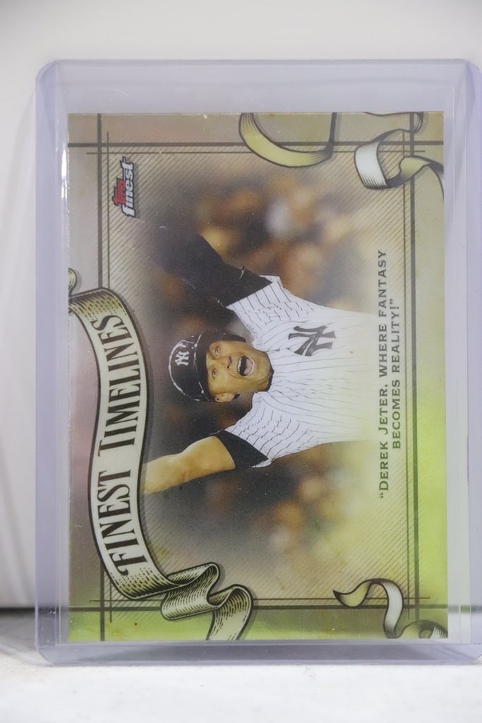 DEREK JETER 2024 TOPPS FINEST TIMELINES INSERT: NEAR MINT OR BETTER CONDITION 