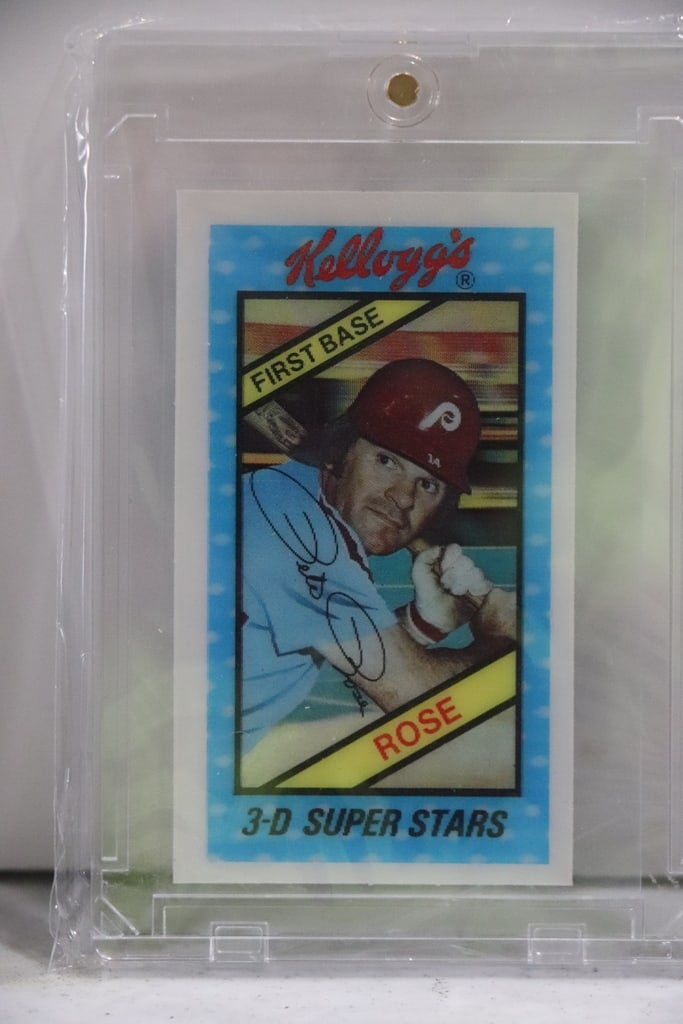 PETE ROSE 1980 KELLOGGS 3-D: NEAR MINT OR BETTER CONDITION 