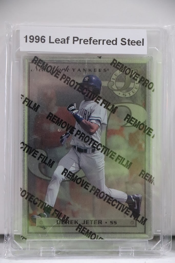 DEREK JETER 1996 LEAF PERFERRED STEEL ROOKIE YEAR (1 of 1)