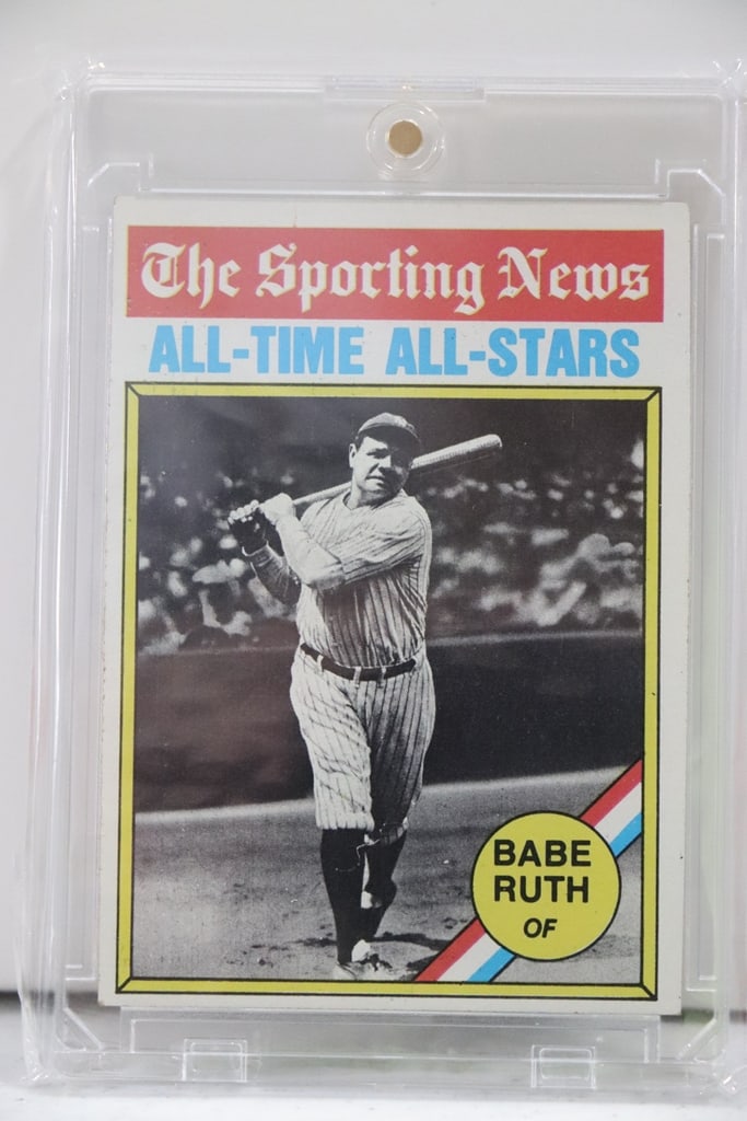 BABE RUTH 1976 TOPPS ALL-TIME ALL-STARS: NEAR MINT OR BETTER CONDITION 