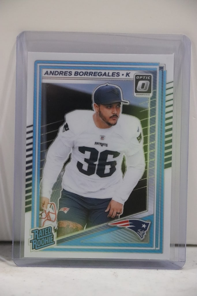 ANDRES BORREGALES 2025 PANINI OPTIC ROOKIE CARD: NEAR MINT OR BETTER CONDITION 