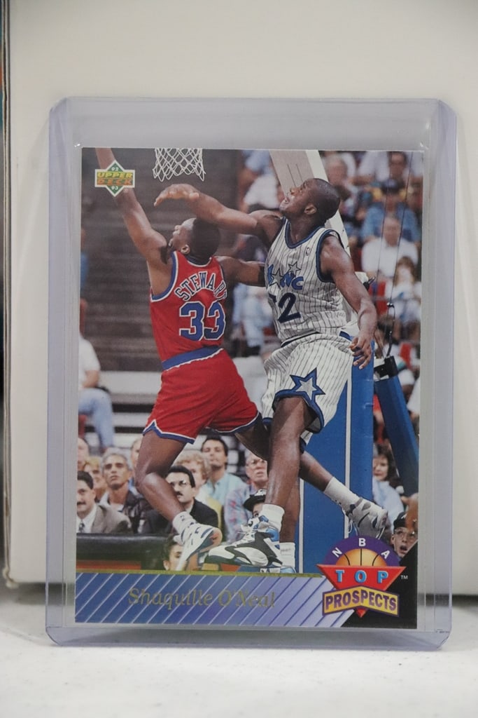 SHAQUILLE O'NEAL 1992-93 UPPER DECK TOP PROSPECTS ROOKIE CARD: NEAR MINT OR BETTER CONDITION 