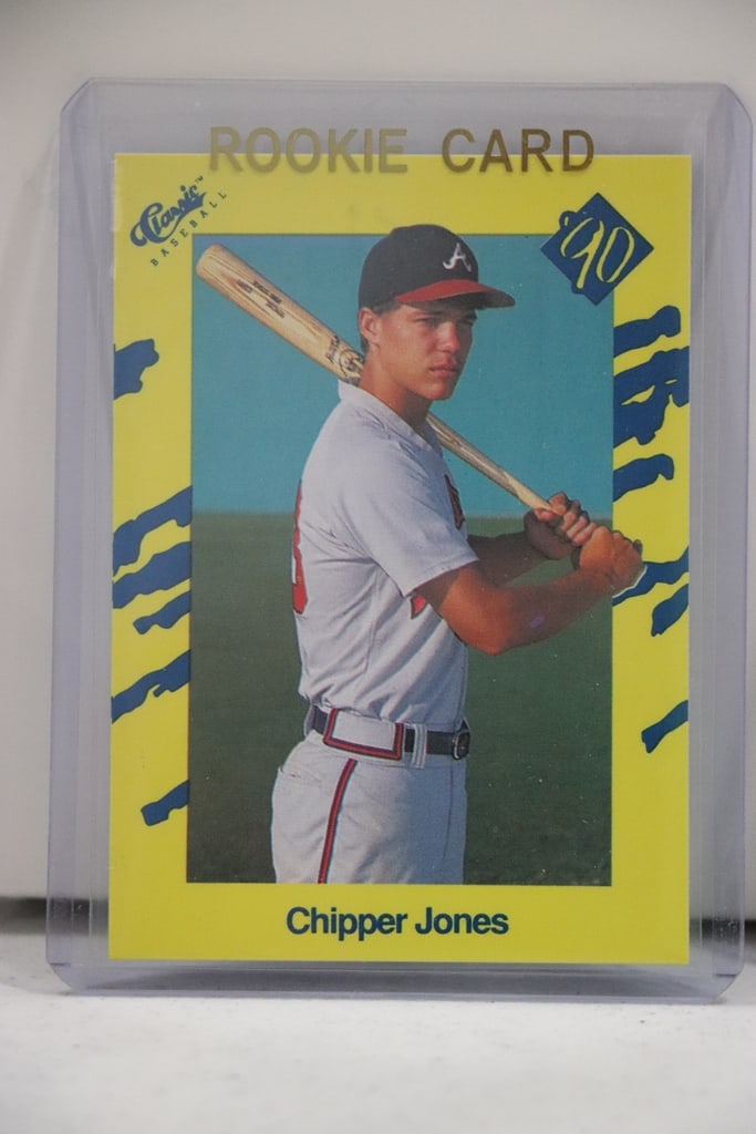 CHIPPER JONES 1990 CLASSIC DRAFT ROOKIE CARD (1 of 1)
