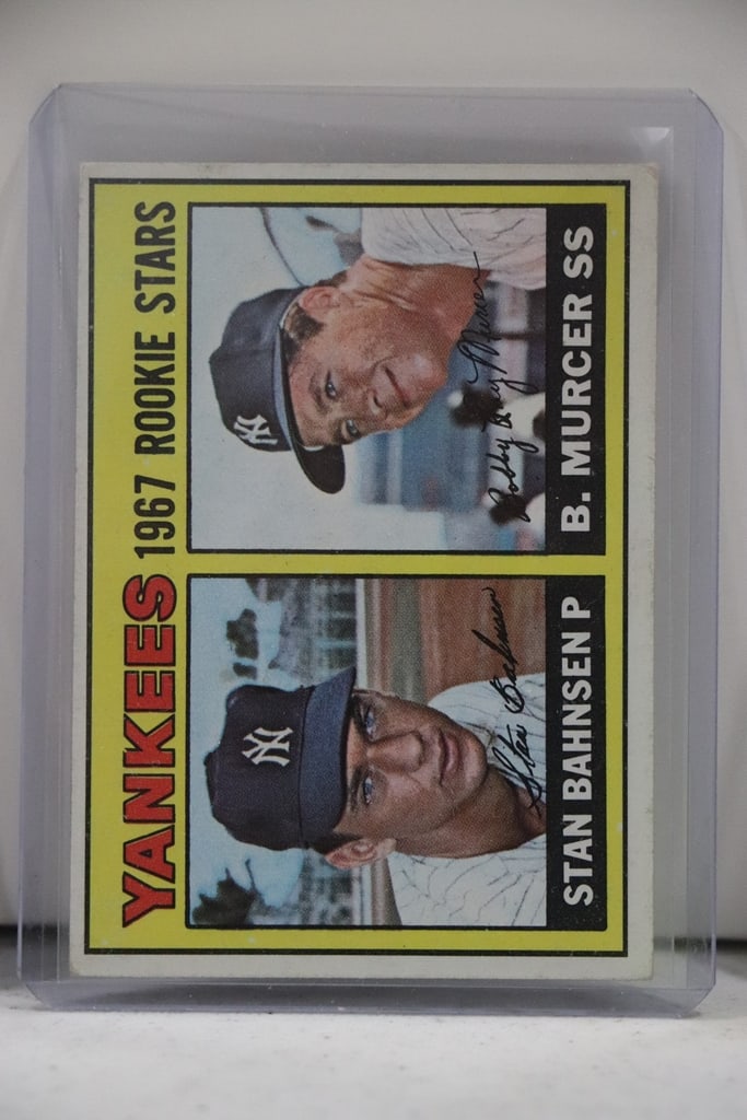 BOBBY MURCER BAHNSEN 1967 TOPPS YANKEES ROOKIE STARS (1 of 1)
