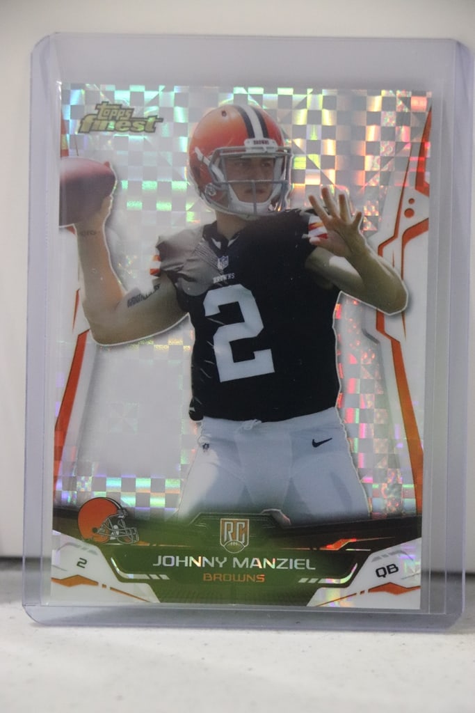 JOHNNY MANZIEL 2014 TOPPS FINEST XFRACTOR ROOKIE CARD (1 of 1)