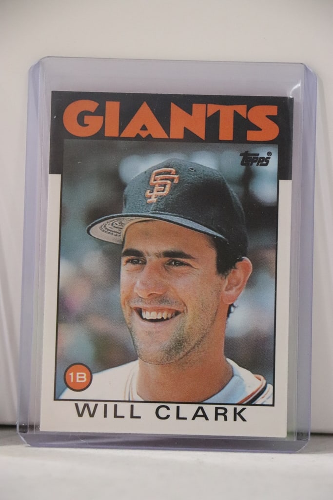 WILL CLARK 1986 TOPPS TRADED ROOKIE CARD: NEAR MINT OR BETTER CONDITION 