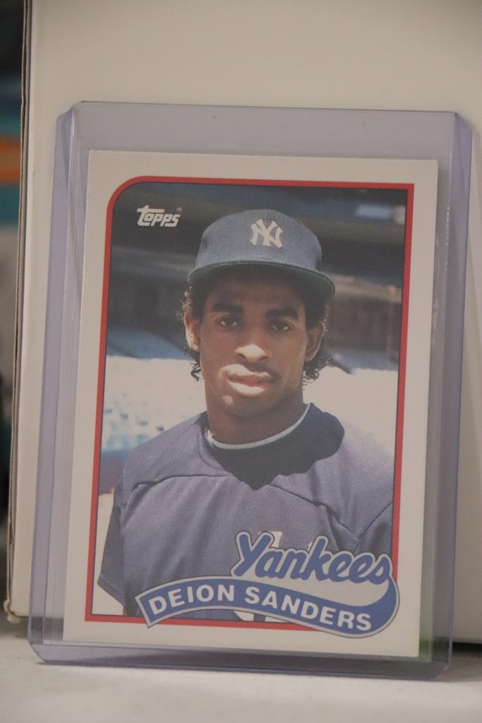 DEION SANDERS 1989 TOPPS TRADED ROOKIE CARD (1 of 1)