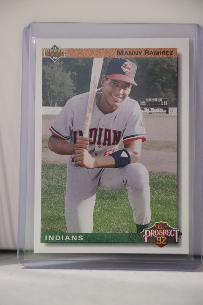 MANNY RAMIREZ 1992 UPPER DECK ROOKIE CARD: NEAR MINT OR BETTER CONDITION 