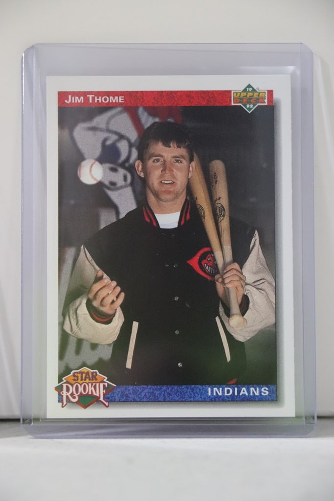 JIM THOME 1992 UPPER DECK ROOKIE CARD: NEAR MINT OR BETTER CONDITION 