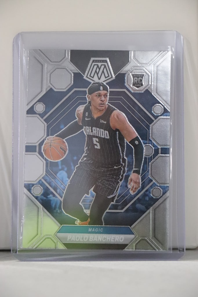 PAOLO BANCHERO 2022-23 PANINI MOSAIC ROOKIE CARD: NEAR MINT OR BETTER CONDITION 